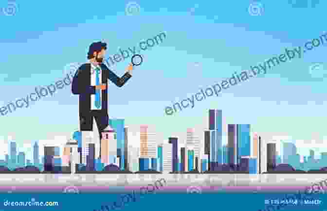 A Cityscape With Skyscrapers And A Person Holding A Magnifying Glass Over A Map Of The City, Symbolizing Real Estate Innovation PropTech 101: Turning Chaos Into Cash Through Real Estate Innovation