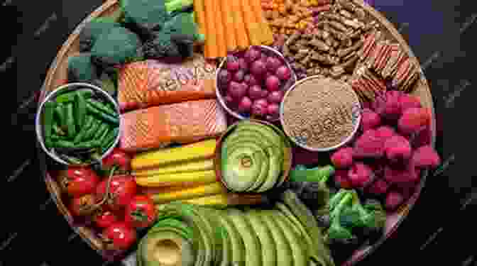 A Colorful And Vibrant Array Of Fruits, Vegetables, Whole Grains And Lean Protein On A Plate, Representing The Principles Of Healthy Nutrition And Diet Williams Basic Nutrition Diet Therapy E (Williams Essentials Of Nutrition Diet Therapy)