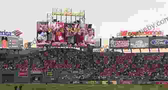 A Crowd Of Red Sox Fans Cheering At Fenway Park. The Hometown Team: Four Decades Of Boston Red Sox Photography