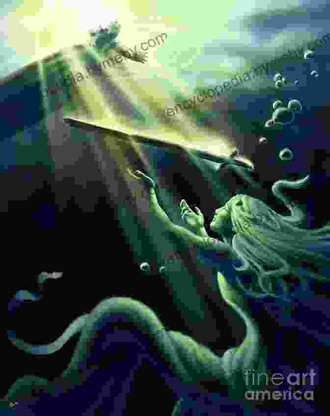 A Depiction Of The Lady Of The Lake Returning Excalibur To Its Watery Depths Before Excalibur (Legend Of Excalibur 1)