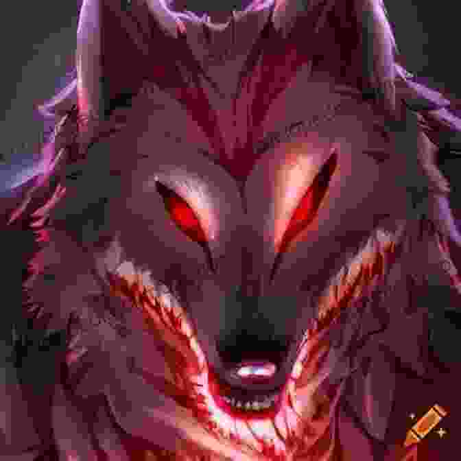 A Fierce Wolf With Glowing Red Eyes Stands Amidst A Swirling Vortex Of Energy, Its Fangs Bared And Ready To Strike. Rise Of The Wolf (Wereworld 1)