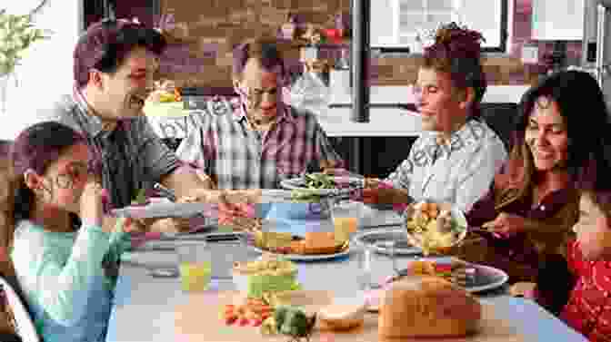 A Group Of Adults And Children Gathered Around A Table, Smiling And Engaging In A Food Related Activity. My First Padded Of Food: Early Learning Padded Board For Children (My First Padded Books)