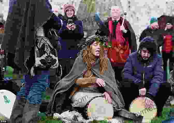 A Group Of Ancient Irish Pagans Performing A Ritual, Illustrating The Deep Roots Of Irish Folklore True Irish Ghost Stories A Digger Stolz