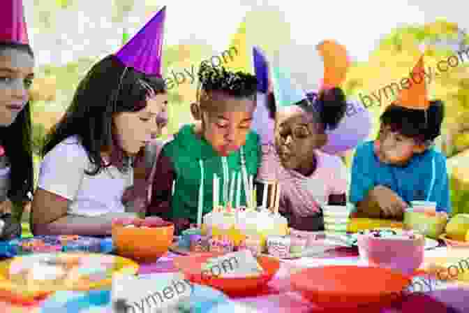 A Group Of Children At A Birthday Party, Looking Confused And Curious. The Mysterious Birthday Party: Whose Party Is It?