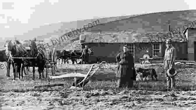 A Group Of Settlers On Their Newly Acquired Homestead Under The Homestead Act. Lincoln Clears A Path: Abraham Lincoln S Agricultural Legacy