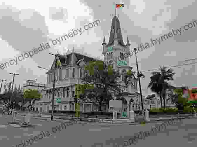 A Historical Monument In Guyana With A Glimpse Of The Capital City, Georgetown, In The Background. Country Jumper In Guyana Claudia Dobson Largie