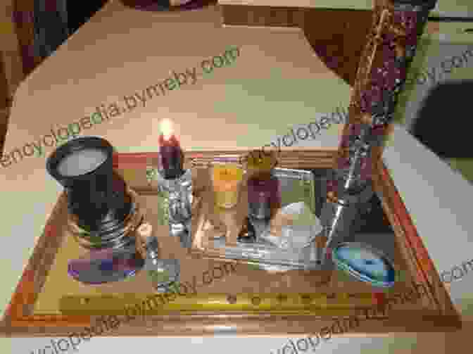 A Magical Ceremony Being Conducted With Incense, Candles, And Crystals. The Anthropology Of Religion Magic And Witchcraft