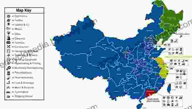 A Map Of China With Different Market Sectors Highlighted ng Business Successfully In China (Chandos Asian Studies Series)