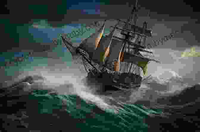 A Ship Sails Through A Stormy Sea, With A Large Wave Crashing Over Its Deck. Seafaring Lore And Legend: A Miscellany Of Maritime Myth Superstition Fable And Fact