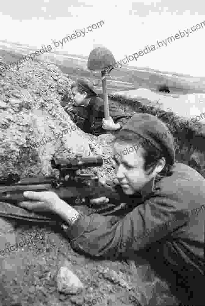 A Soviet Sniper Takes Aim During The Battle Of Stalingrad. Lady Death: The Memoirs Of Stalin S Sniper (Greenhill Sniper Library)