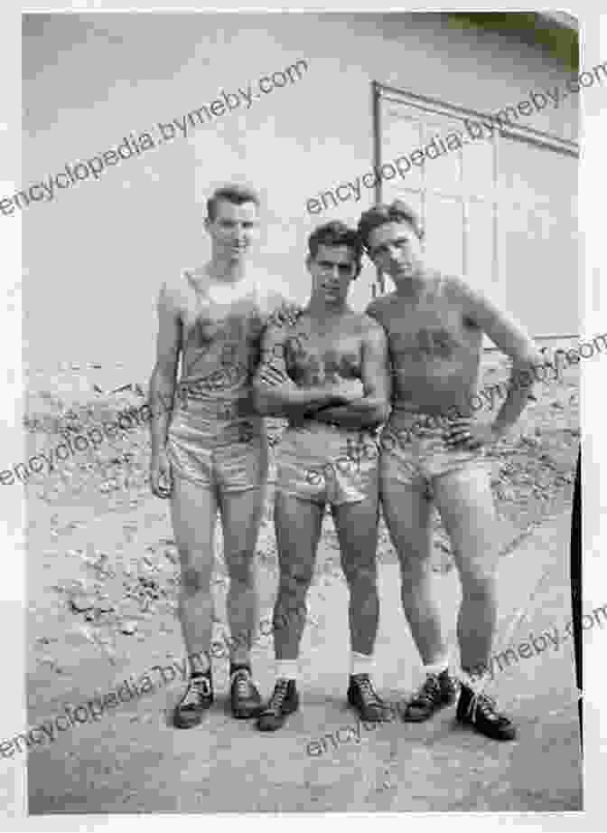 A Vintage Photograph Of A Group Of Young Men In Football Uniforms, Posing With A Trophy. David Halberstam On Sports: Summer Of 49 October 1964 The Amateurs Playing For Keeps