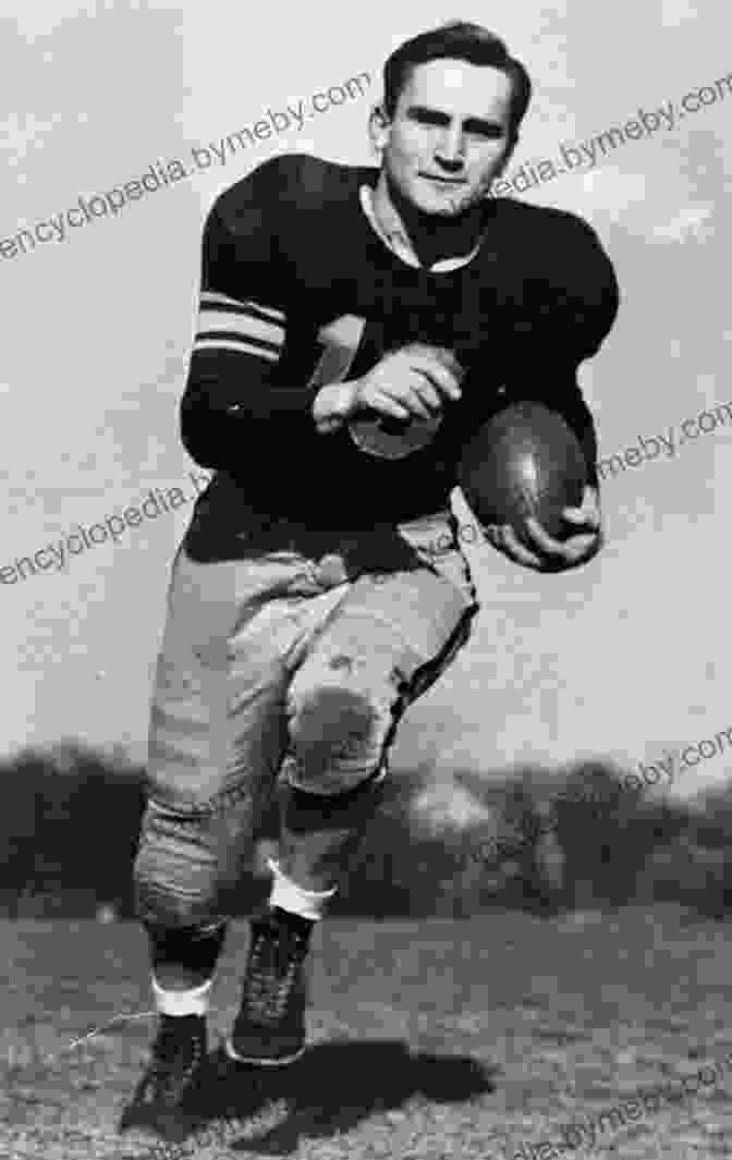 A Young Don Shula Posing In His Football Uniform Don Shula: A Biography Of The Winningest Coach In NFL History