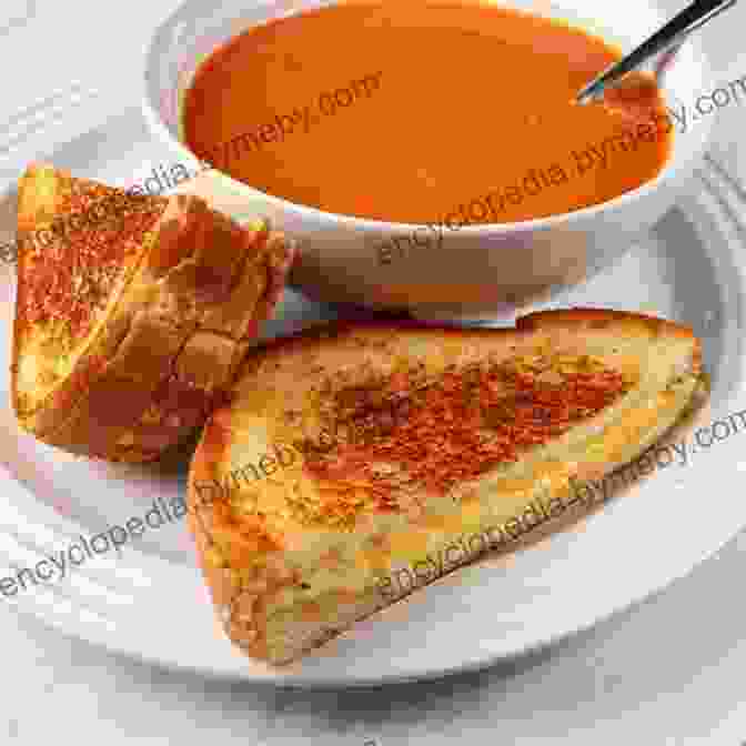 Classic Grilled Cheese Sandwich Paired With Warm Tomato Soup The Ultimate Teen Cookbook : Cool Recipes For Teenagers Boys Girls To Make At Home