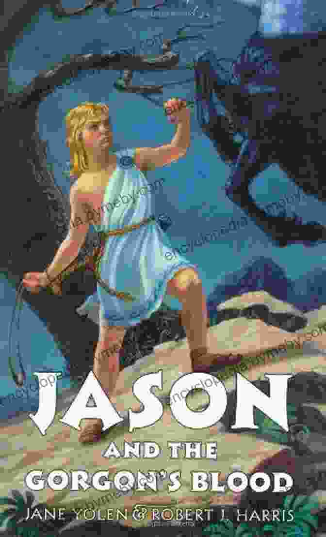 Cover Of Jason And The Gorgon Blood Book, Featuring Jason Holding A Sword And Facing A Gorgon. Jason And The Gorgon S Blood (Young Heroes 4)