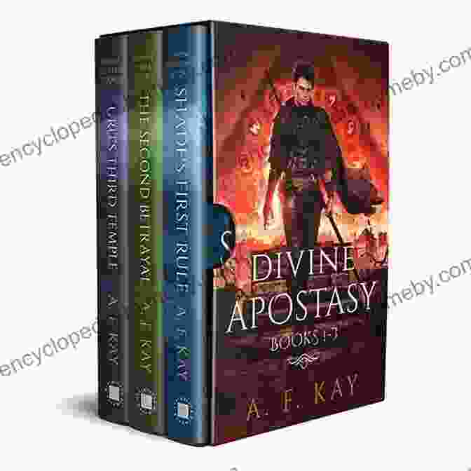 Divine Apostasy Book Cover: A Group Of Heroes Stand Together In The Midst Of A Chaotic Battle, Their Weapons Drawn And Their Eyes Filled With Determination. The Second Betrayal: A Fantasy LitRPG Adventure (Divine Apostasy 2)