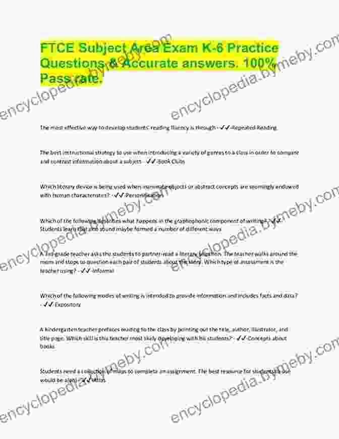 FTCE Subject Test Practice Questions FTCE Chemistry 6 12 Flashcard Study System: FTCE Subject Test Practice Questions Exam Review For The Florida Teacher Certification Examinations