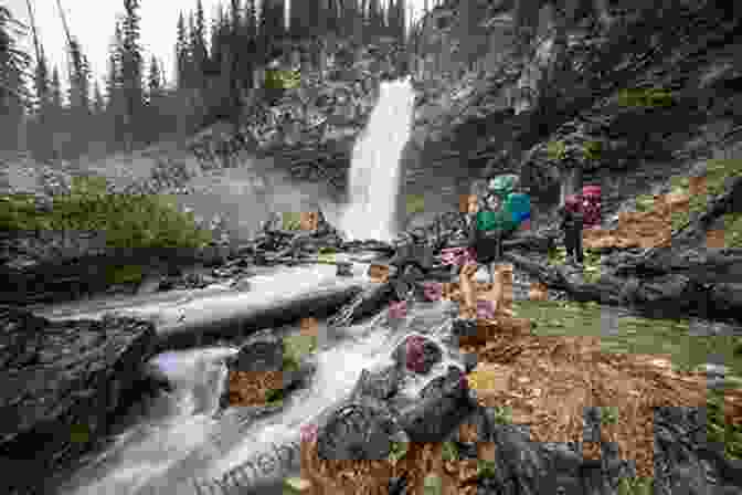 Hikers Admiring A Waterfall Hiking The West Coast Of Vancouver Island: An Updated And Comprehensive Trail Guide