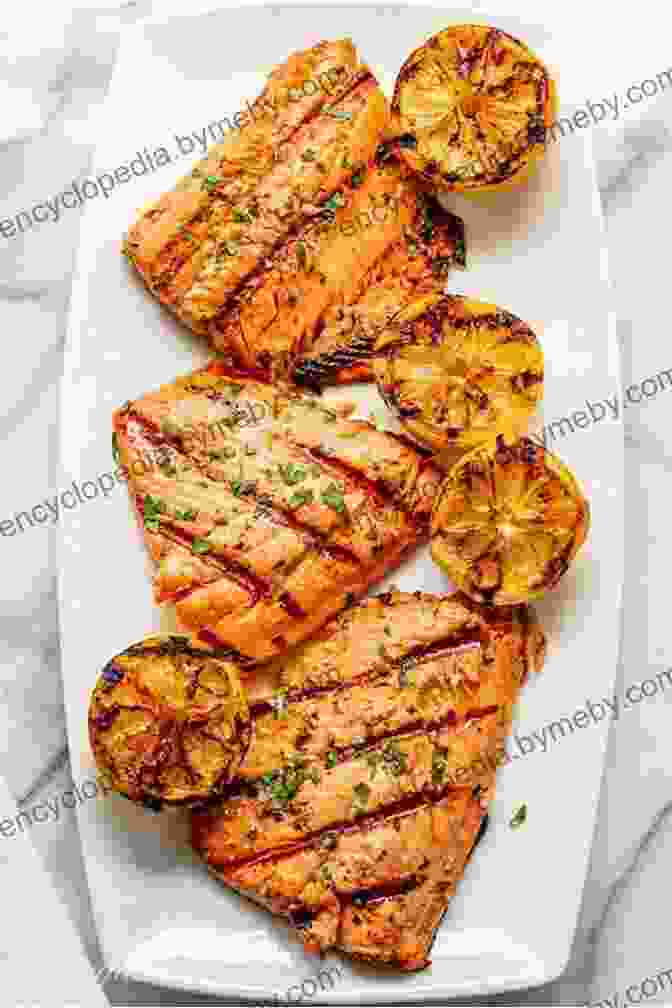 Juicy Grilled Salmon Fillets Brushed With A Flavorful Lemon Herb Sauce The Ultimate Teen Cookbook : Cool Recipes For Teenagers Boys Girls To Make At Home