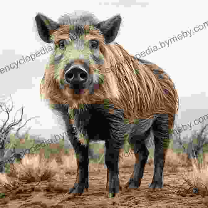 Lucas The Wild Boar Standing Proudly In A Field Lucas The Wild Boer Caroline F Archer