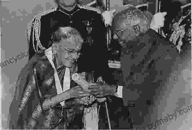 M.S. Subbulakshmi Receiving An International Award M S Subbulakshmi: The Definitive Biography