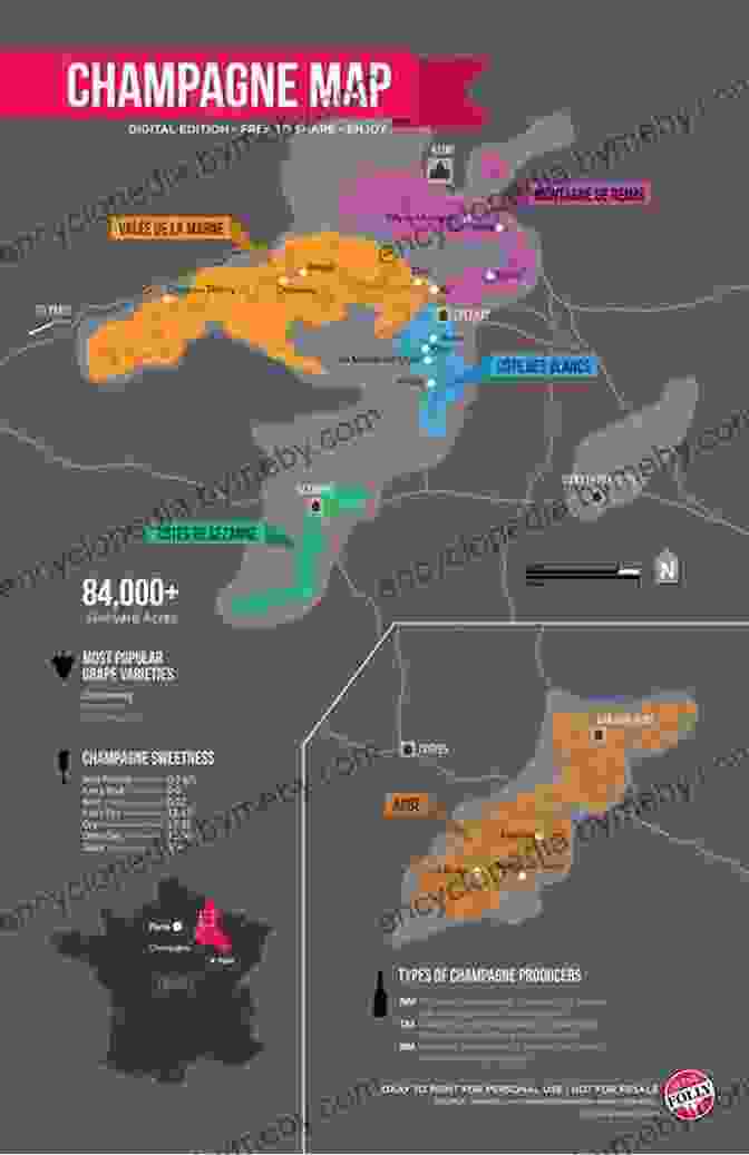 Map Of The Champagne Region, Highlighting The Various Appellations The Business Of Champagne: A Delicate Balance (Routledge Studies Of Gastronomy Food And Drink)