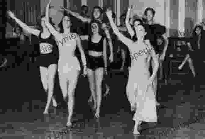 Martha Graham Dancing With The Denishawn Company, Surrounded By Other Dancers Onstage With Martha Graham