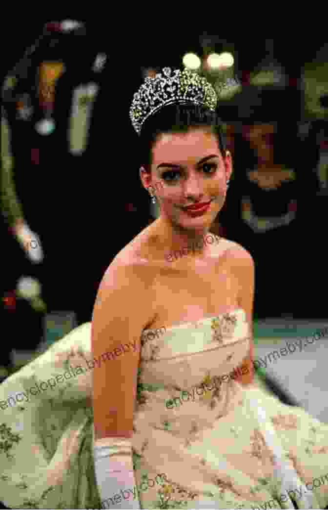 Mia Thermopolis, The Protagonist Of 'The Princess Diaries,' Wearing A Pink Dress And Tiara. The Princess Diaries Volume V: Princess In Pink