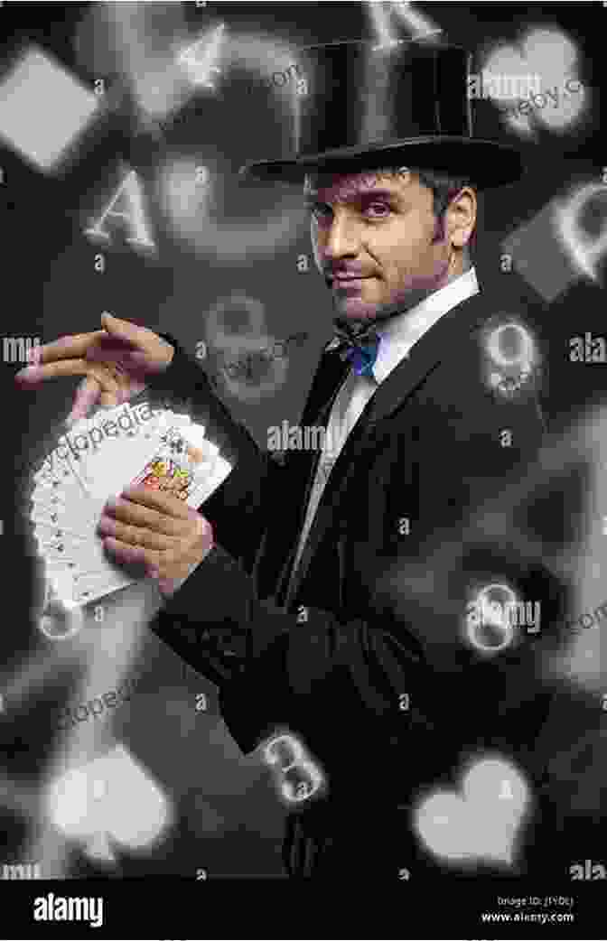 Professional Card Magician Performing Magic Aces: A Complete Routine Of Amazing Card Tricks