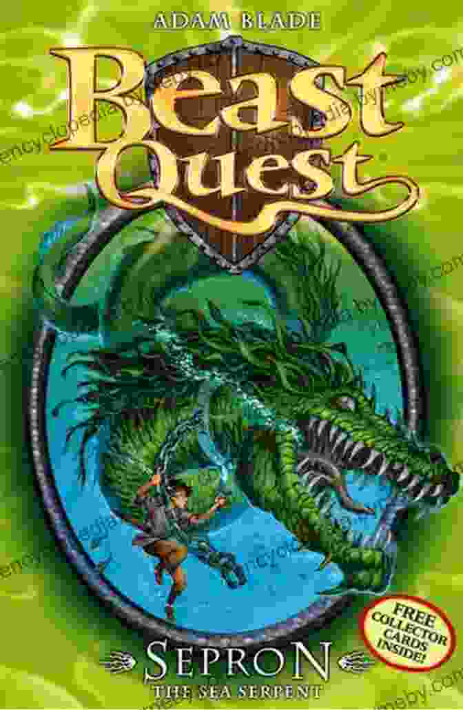 Sepron The Sea Serpent, A Colossal Creature From Beast Quest, Emerges From The Depths Of The Ocean, Its Scales Shimmering In The Sunlight. Sepron The Sea Serpent (Beast Quest #2)