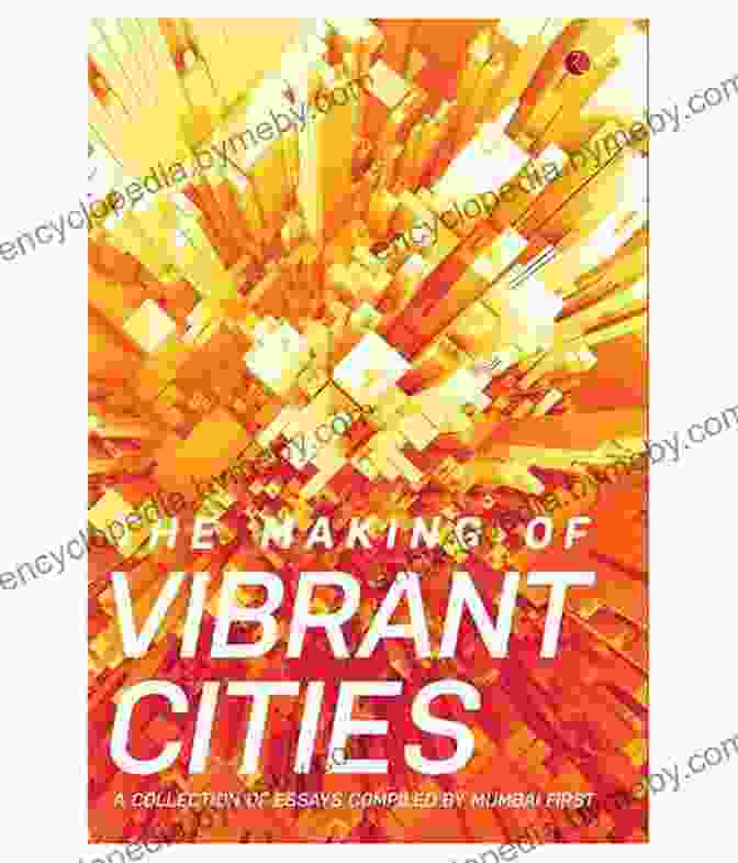 The Urban State Of Mind Book Cover Featuring A Vibrant City Skyline The Urban State Of Mind: Meditations On The City