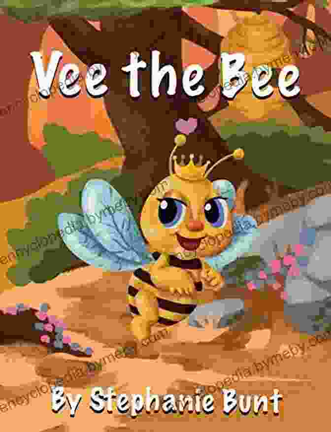 Vibrant Cover Of 'Vee The Bee Long Vowel Sound' Featuring A Cheerful Bee Vee The Bee: Long Vowel E Sound