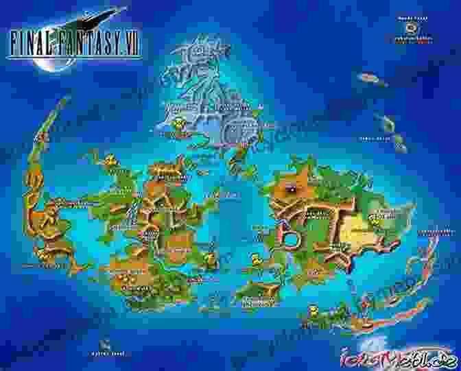 World Map Of Midgar From Final Fantasy VII Remake Final Fantasy VII Remake: Material Ultimania