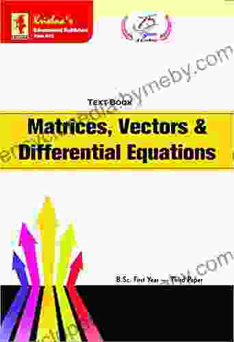 Krishna S TB Matrices Vector Differential Equations Edition 16C Pages 356 Code 735 (Mathematics 10)